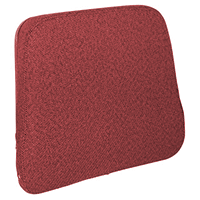 UT5418    Back Rest Cushion---Red Fabric---Steel Base